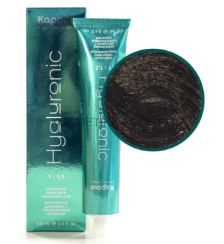 Kapous Professional HY Крем - краска с гиалуроновой кислотой 1.2 фиолетово - черный 100 мл