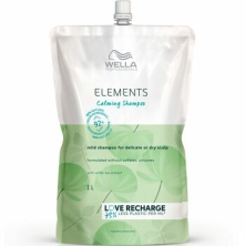 Успокаивающий шампунь - Wella Professionals Elements Calming Shampoo 1000 ml (мягкая упаковка)