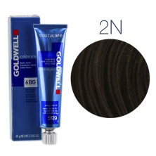 Goldwell Colorance 2N - Тонирующая крем - краска для волос черный натуральный 60 мл