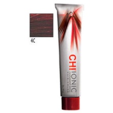 Стойкая Безаммиачная краска для волос CHI Ionic 4 C (ТЁМНО - МЕДНЫЙ КОРИЧНЕВЫЙ) 90 мл