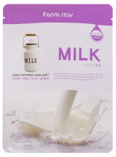 FarmStay Тканевая маска для лица с молочными протеинами Visible Difference Milk Mask Sheet 23 мл