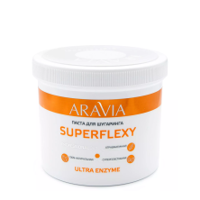Паста для шугаринга Мягкая с ферментами ARAVIA SUPERFLEXY Ultra Enzyme 750 г