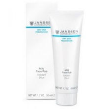 Janssen Dry Skin Mild Face Rub Мягкий скраб с гранулами жожоба 200 мл