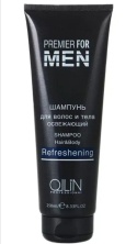 Шампунь для волос и тела освежающий Ollin BioNika Men Shampoo Hair&Body Refreshening 250 мл
