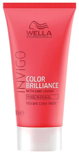 WELLA PROFESSIONAL ПРОБНИК INVIGO Brilliance Маска-уход для защиты цвета окрашенных нормальных и тонких волос 30мл