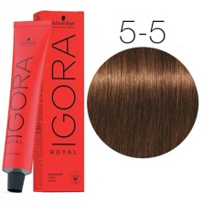 Крем-краска для волос — Schwarzkopf Professional IGORA Royal № 5-5 (Светло-коричневый золотистый)