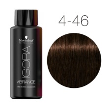 Краска для волос без аммиака - Schwarzkopf Professional Igora Vibrance №4-46 (Средний коричневый бежевый шоколадный)