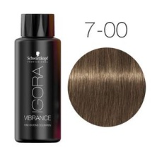 Краска для волос без аммиака — Schwarzkopf Professional Igora Vibrance № 7-00 (Средний русый натуральный экстра)