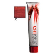 Стойкая Безаммиачная краска для волос CHI Ionic 5 C (СВЕТЛО - МЕДНЫЙ КОРИЧНЕВЫЙ) 90 мл