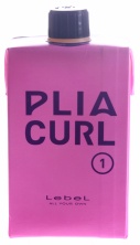 Лосьон для химической завивки волос средней жесткости Lebel Plia Curl F1 400 мл