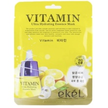 EKEL Антивозрастная тканевая маска для лица обогащенная витаминами Vitamin Premium Vital Mask Pack25