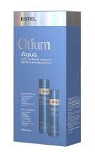 Набор для интенсивного увлажнения волос (шампунь 250 мл, бальзам 200 мл) Estel OTIUM AQUA
