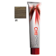 Стойкая Безаммиачная краска для волос CHI Ionic 6N (СВЕТЛО - КОРИЧНЕВЫЙ) 90 мл