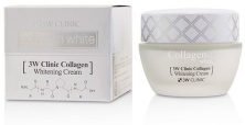 3W Clinic Collagen Whitening Cream Восстанавливающий крем для лица с коллагеном 60 мл