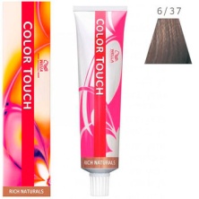 Тонирующая краска для волос Wella Professional Color Touch 6.37 60 мл