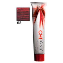 Стойкая Безаммиачная краска для волос CHI Ionic 6 RR (СВЕТЛЫЙ КОРИЧНЕВО - КРАСНЫЙ) 90 мл