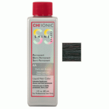 CHI Ionic Shine Shades Liquid Color - Жидкая Краска для Волос 4A ( тёмный пепельно - коричневый) 89 мл