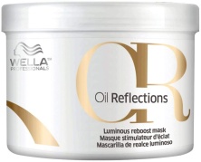 Маска для интенсивного блеска волос -Wella Professionals Oil Reflections Luminous Reboost Mask 500 ml