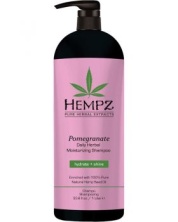 Hempz Daily Herbal Moisturizing Pomegranate Shampoo - Шампунь растительный увлажняющий и разглаживающий Гранат 1000 мл