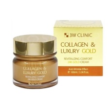 Омолаживающий крем для лица с коллагеном и коллоидным золотом 3W Clinic Collagen & Luxury Gold Cream 100ml