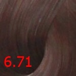 Перманентная крем-краска Ollin Color 6 71 Темно-русый коричнево-пепельный 60 мл