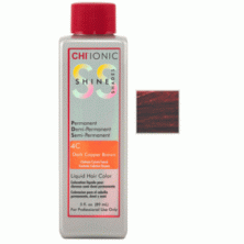 CHI Ionic Shine Shades Liquid Color - Жидкая Краска для Волос 4C( тёмно - медный коричневый) 89 мл