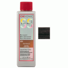 CHI Ionic Shine Shades Liquid Color - Жидкая Краска для Волос 4N (средне - коричневый) 89 мл
