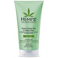 Hempz Exotic Green Tea & Asian PearExfoliating Cleansing Mud&Mask - Маска-глина отшелушивающая 200 мл