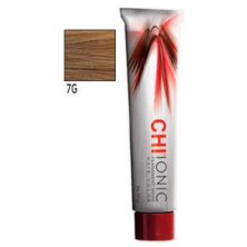 Стойкая Безаммиачная краска для волос CHI Ionic 7 G ( ТЁМНЫЙ ЗОЛОТОЙ БЛОНДИН) 90 мл