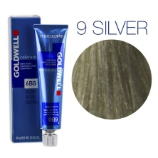Goldwell Colorance 9 Silver - Тонирующая крем - краска для волос кристальный блонд 60 мл