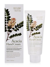 Увлажняющий крем для рук с экстрактом акации 3W Clinic Moisturizing Acacia Hand Cream 100 мл