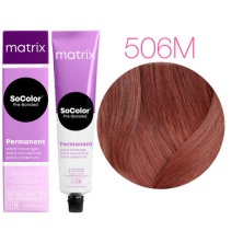 Краска для седых волос - Matrix SoColor Pre-Bonded 506M (Темный Блондин Мокка 100% покрытие седины)