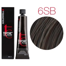 Goldwell Topchic 6SB (серебристо - коричневый) - Cтойкая крем краска 60 мл
