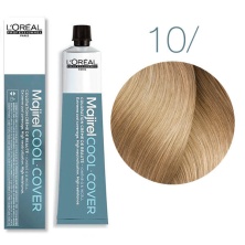 Краска - крем для волос Loreal Professional Majirel Cool Cover 10 очень очень светлый блондин 50 мл
