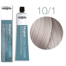 Краска - крем для волос Loreal Professional Majirel Cool Cover 10.1 очень очень светлый блондин пепельный 50 мл