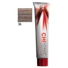 Стойкая Безаммиачная краска для волос CHI Ionic 8A (СРЕДНИЙ ПЕПЕЛЬНЫЙ БЛОНДИН) 90 мл