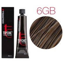 Goldwell Topchic 6GB (темный золотисто - коричневый блондин) - Cтойкая крем краска 60 мл
