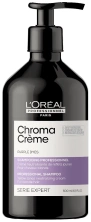 Крем-шампунь нейтрализующий, фиолетовый Serie Expert Chroma Creme 500 мл