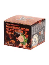 Паровой увлажняющий крем с маслом арганы Elizavecca Milky Piggy Aqua Rising Argan Gelato Steam Cream 100g