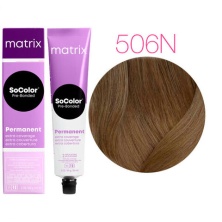 Краска для седых волос-Matrix SoColor Pre-Bonded 506N (Темный Блондин)