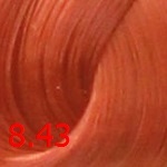 Перманентная крем-краска Ollin Color 8 43 Светло-русый медно-золотистый 60 мл