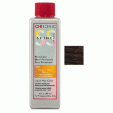 CHI Ionic Shine Shades Liquid Color - Жидкая Краска для Волос 5W (средне тёпло - коричневый) 89 мл