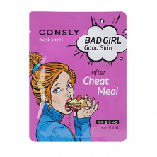 CONSLY BAD GIRL - Тканевая маска BAD GIRL - Good Skin после читмила 23 мл