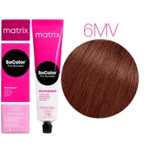 Крем-краска для волос — Matrix SoColor Pre-Bonded 6MV (темный блондин мокка перламутровый)