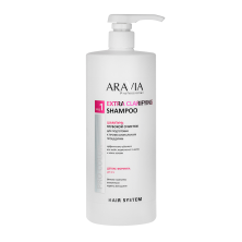 Шампунь глубокой очистки для подготовки к профессиональным процедурам ARAVIA Extra Clarifying Shampoo 1000 мл