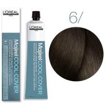 Краска - крем для волос Loreal Professional Majirel Cool Cover 6 темный блондин 50 мл