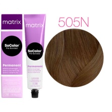 Краска для седых волос -Matrix SoColor Pre-Bonded 505N (Светлый Шатен)