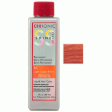CHI Ionic Shine Shades Liquid Color - Жидкая Краска для Волос 6C(светло - медный коричневый) 89 мл