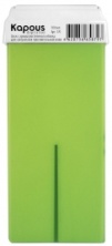 Kapous Professional Жирорастворимый воск с ароматом Зеленого яблока картридж с широким роликом 100 мл