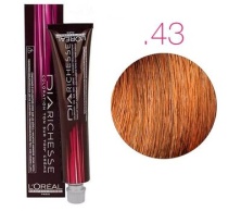 Краска для волос Loreal Professional Dia Richesse Hi-Visibility - 43 темная охра 50 мл